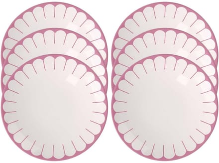 Frühstücksteller Fleur Couleur ø 21,2 cm Set van 6