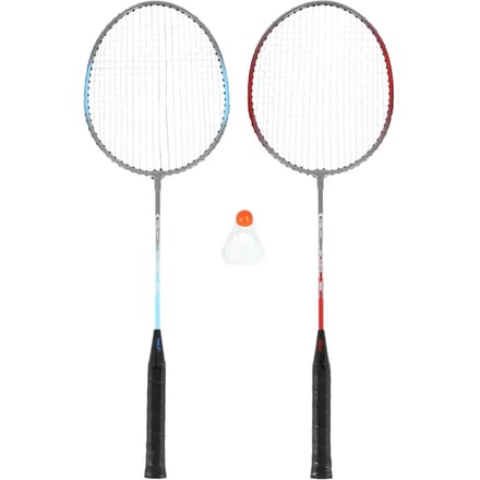 Badmintonracket staal + shuttlecock NILS NRZ002 (x3)