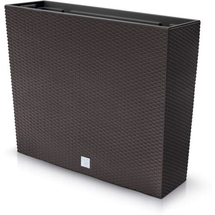 Prosperplast Rato Case - Hoog Bloempot met inzet - kleur umbra