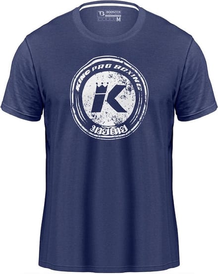 King Pro Boxing KPB Vintage Logo T-shirt Blauw - S