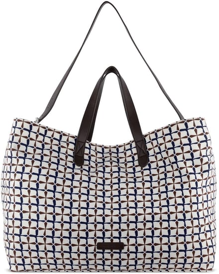 bugatti Schoudertas Finn Tote Bag Grid Veelkleurig