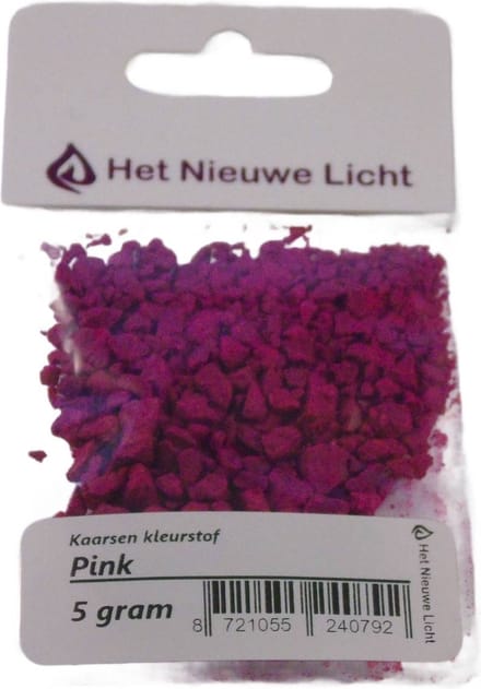 Het Nieuwe Licht ® - Kaarsen kleurstof - PINK - 5 gram