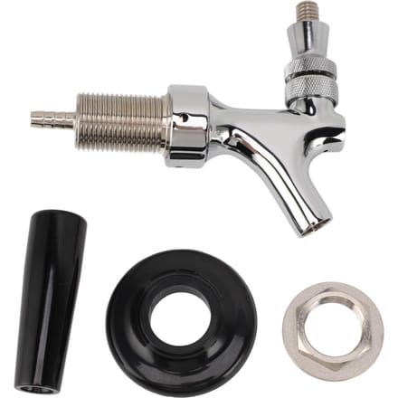 Robinet de bière pression réglable G5/8, régulateur de débit en laiton, facile à installer, robinet de bière réglable 2in gray