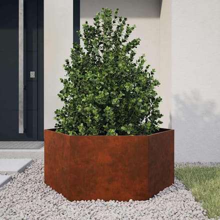 vidaXL - Plantenbak - roestig - 90x90x45 - cm - cortenstaal