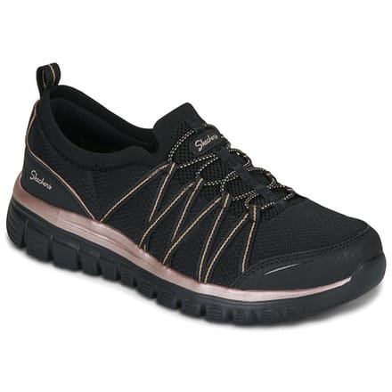 Skechers Graceful - Purecrush, Vrouwen, Zwart, Sneakers, maat: 36