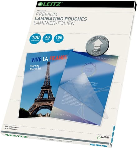 Lamineerhoes Leitz iLAM A3 2x100micron 100 stuks