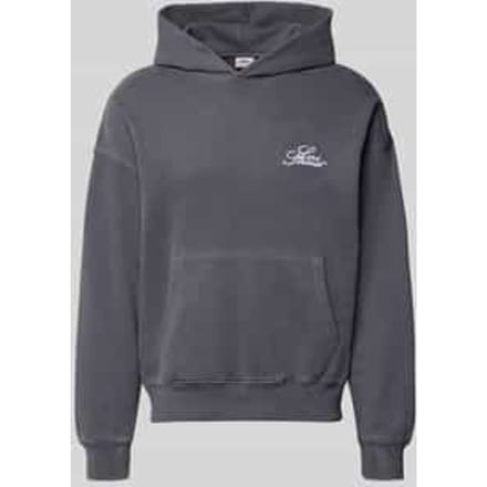 relaxed fit hoodie van puur katoen model 'TWO HORSE'