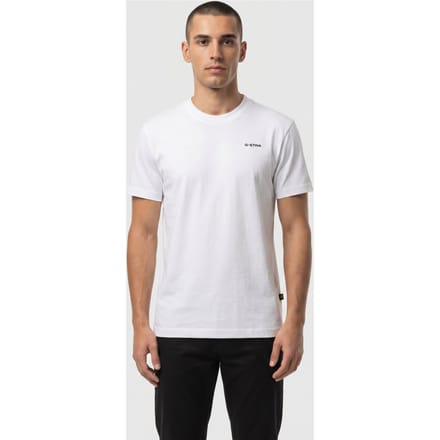 G-Star Chest Logo R T White Taglia: L | Magliette basic Outlet | Uomo | Bianco