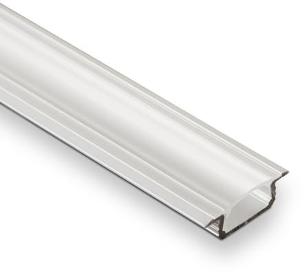 5 x SOTECH LED- Profiel-44 Inbouwprofiel 2000 x 22 mm met klare diffusiediffusieafdekking