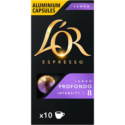 Koffiecups L'Or espresso Lungo Profondo 10 stuks