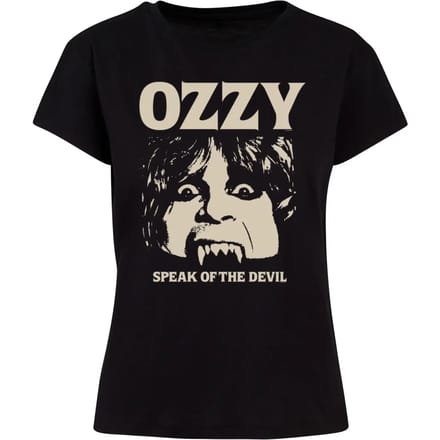 Merchcode Ozzy Osbourne - Speak Of The Devil Box Dames Tshirt - L - Zwart
