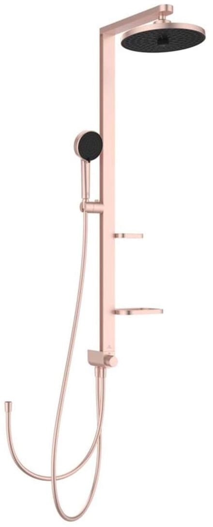 Ideal Standard ALU+ - Doucheset zonder kraan, diameter 26 cm, 2 jets, rosé BD585RO
