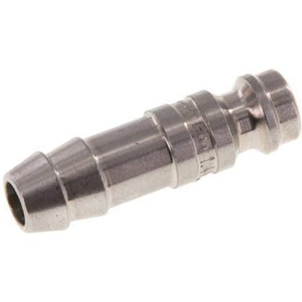 RVS 316L DN 5 Luchtkoppeling Insteeknippel 8 mm Slangpilaar