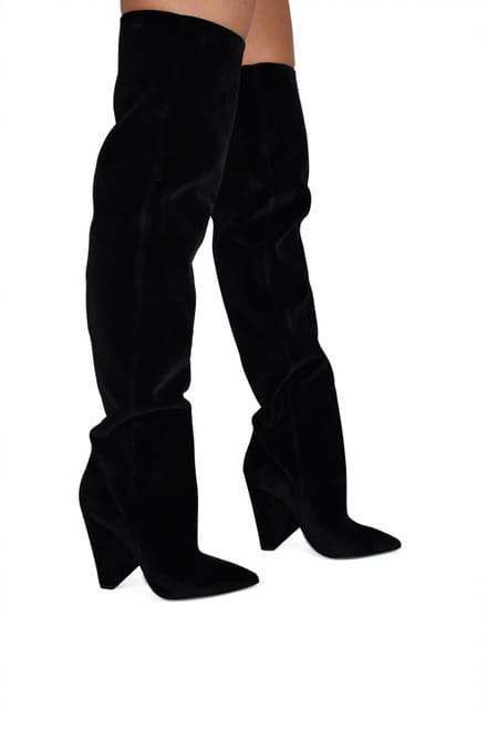 Saint Laurent Niki Laarzen Zwart