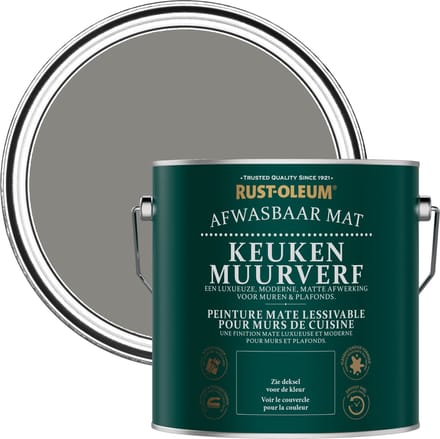 Rust-Oleum Grijs Keuken muurverf - Art School 2,5L