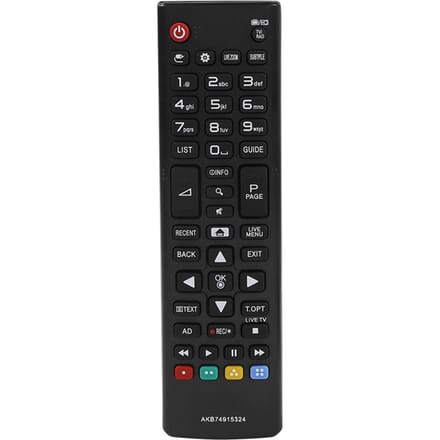 Télécommande sans fil pour téléviseur LG AKB74915324 black