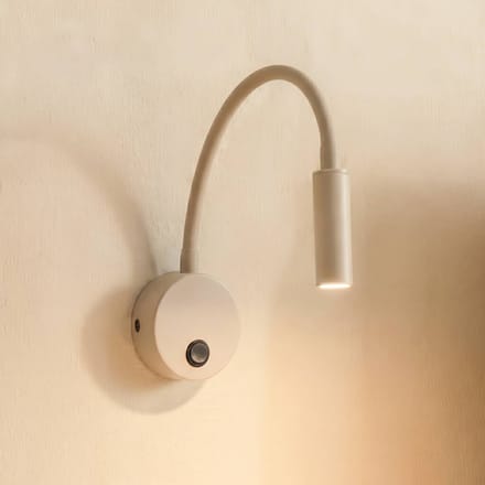 TK Lighting Wandlamp Lagos, zand/zwart, G9, hoogte 45 cm, metaal