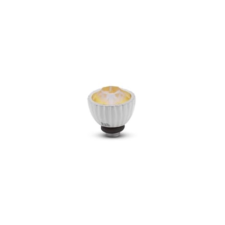 Melano Twisted Sunshine steentje Crystal Sunshine Delite Zilver