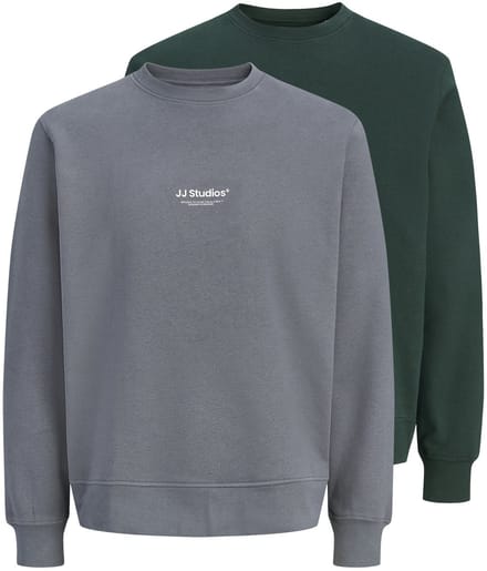 JACK&JONES - JJESOHO SWEAT CREW NECK 2PK MP - Heren - Sweaters