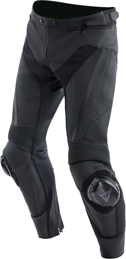 Dainese Delta 4 Leren Motorbroek Zwart Zwart - Broek