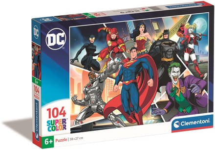 Clementoni - Puzzel - 104 Stukjes - DC Comics - Kinderpuzzel - Vanaf 6 Jaar
