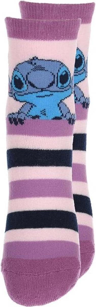 Lilo & Stitch - anti slip sokken Disney Stitch - roze - maat 23/26