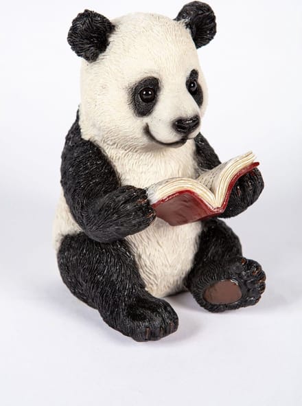 Lezende Panda - Hamac - Tuinbeeld