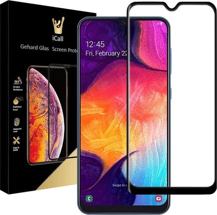 Screenprotector geschikt voor Samsung A50 - FullGuard Screen Protector