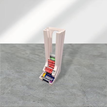 Design Batterijenhouder Wit – 3D Geprint – Geschikt voor AA & AAA Batterijen – Stijlvolle Organizer