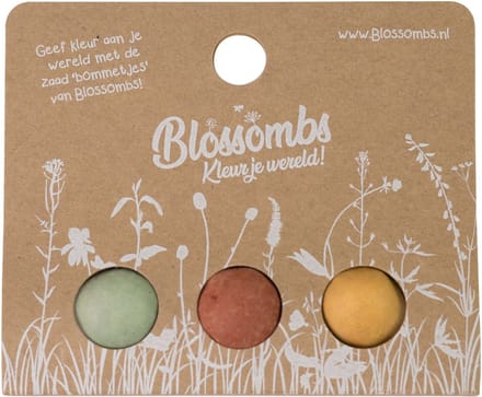 Blossombs - Bloembommetjes - Zaadbommetjes - Weggeefcadeautje 3