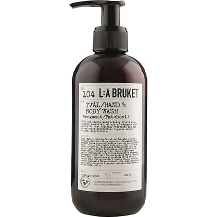 La Bruket Schoonmaken No. 104 Liquid Soap Bergamot/Patchouli Douchegel Dames 240 ml