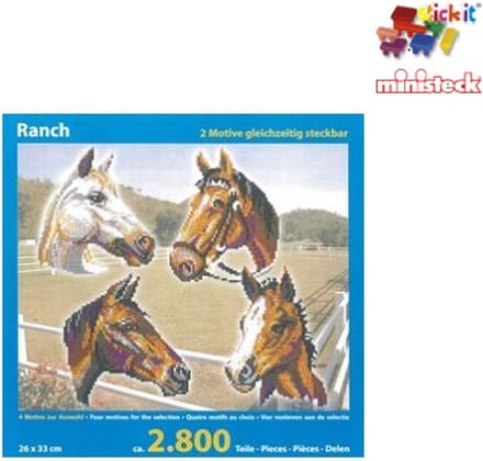 Stickit paardenranch, 4 in 1, ca. 2800 delig