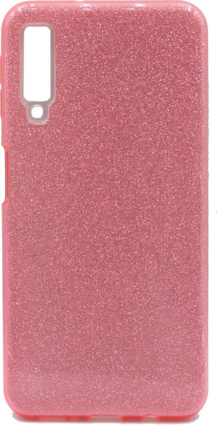 HB Hoesje Geschikt voor Samsung Galaxy A9 - 2018 - Glitter Back Cover - Pink
