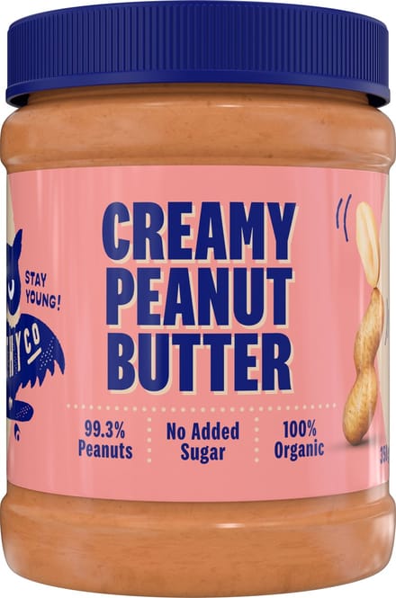 HealthyCo Peanut Butter Organic (350g) Creamy - Functionele voeding - Notenboter