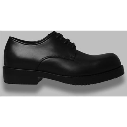 lederen derby schoenen
