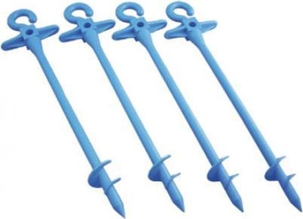 Tentharing kunststof bluescrew, 4 stuks