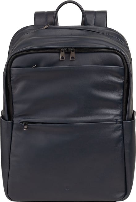 DuDu Sydney Dagrugzak Leder 42 cm Laptopvak - 39cm (15,4 duim) - navy
