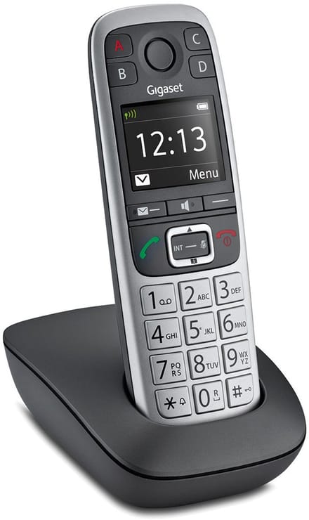 Gigaset E560 Analoge-/DECT-telefoon Zwart, Zilver