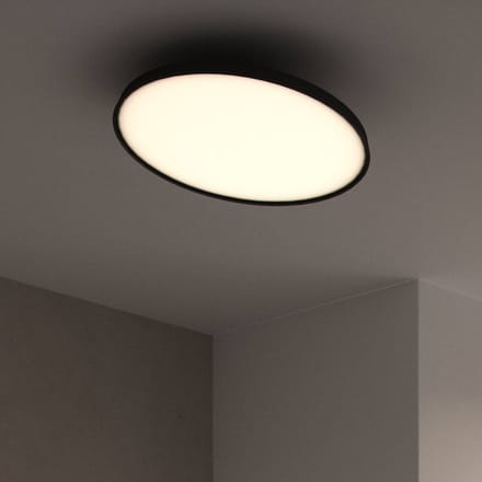 DFTP by Nordlux Kaito Pro LED plafondlamp, zwart, Ø 38,5 cm