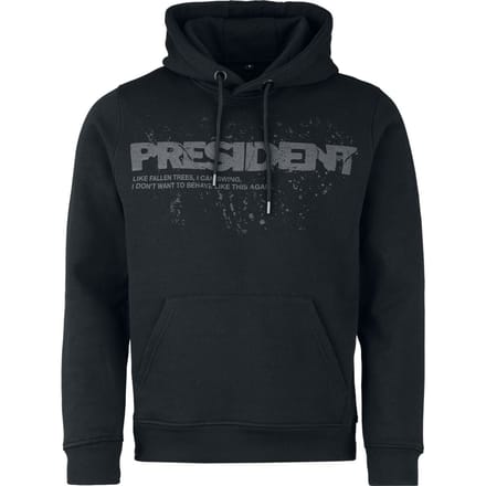 President Trui met capuchon - Key - S tot 3XL - voor Mannen - zwart