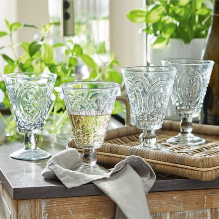 LOBERON Wijnglas set van 4 Sarton helder
