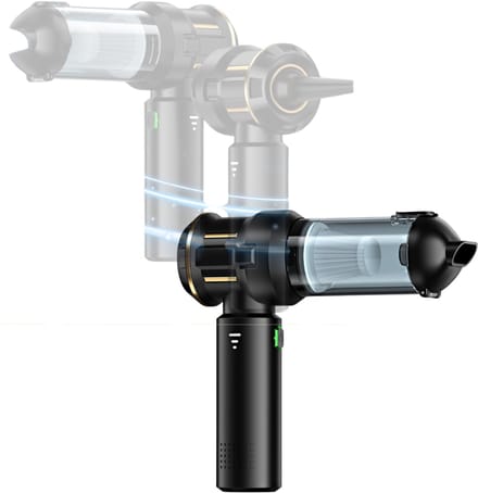 CLVP® Kruimeldief Draadloos - Auto Stofzuiger - Handstofzuiger - Zwart