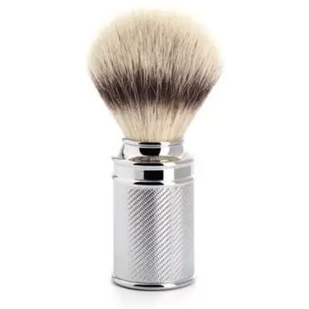 MÜHLE -Scheerkwast -Synthetisch haar -Traditional -Chroom