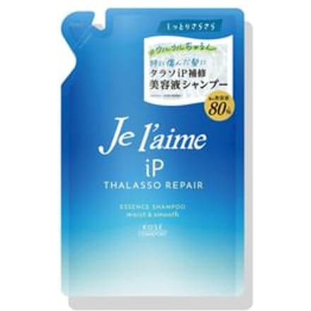 Kose - Je l'aime iP Thalasso Repair Essence Shampoo Moist & Smooth - 340ml Refill