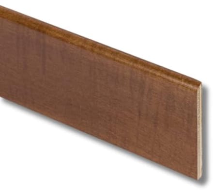 Moderne houten plint - 10 x 100 mm - Duurzaam en wasbestendig