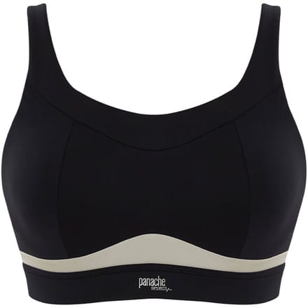 Panache - Freedom Non Wired Non Padded Sport BH - Black/Chalk - 85E