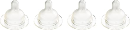 Difrax Flessenspeen Wide - Maat Small - 4 stuks
