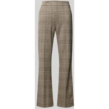 Flared fit broek met elastische band, model 'FAITH'