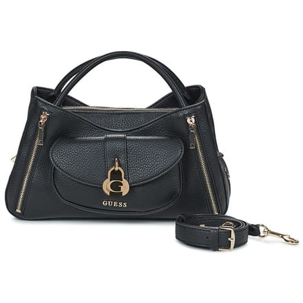 GUESS handtas schoudertas Jessa Girlfriend Bag Black zwart