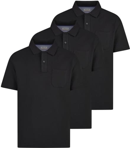 Redmond Heren poloshirt 3 pack Basic